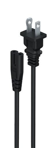 Games Zone Universal 6ft AC Power Cord pour PlayStation 4, PlayStation 5, Xbox One, and Xbox Series X